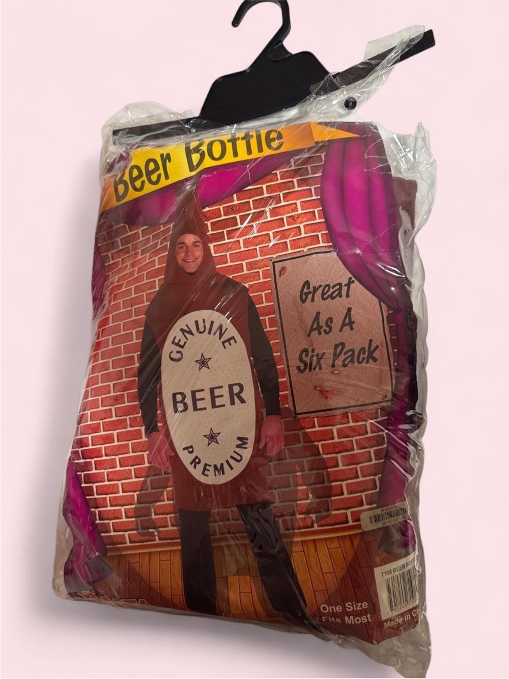 Beer Bottle Costume - one size fits most